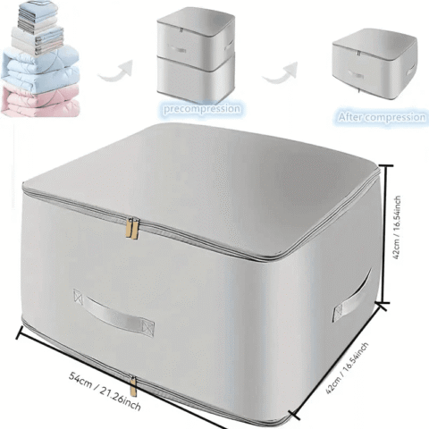ultra space saving self compression organizer