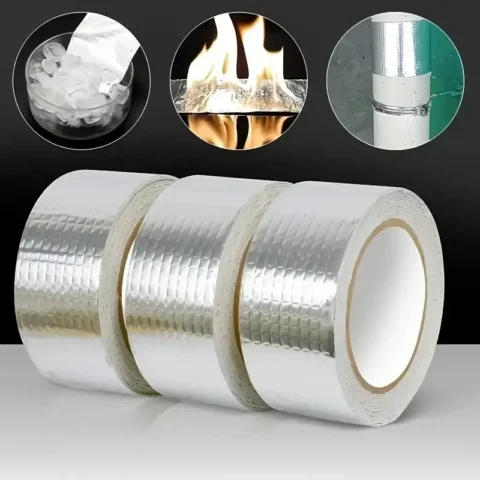 Heavy Duty Waterproof Tape, Butyl Tape, Aluminum Foil Tape, Roof Leak Solution, Waterproof Flex Tape